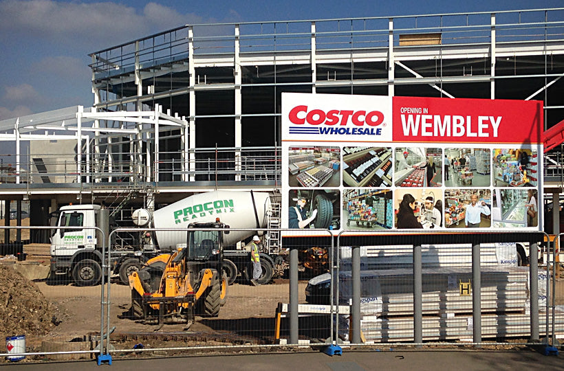 Concrete Provided In Wembley For Costco Build