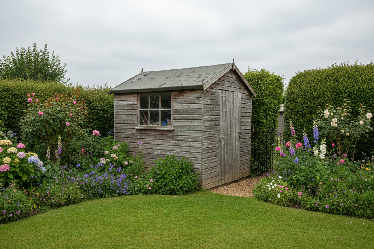 A British garden shed